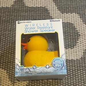 Water-Resistant Yellow Duck Speaker